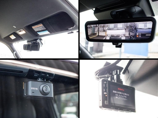 デジタルインナーミラーと前後ドライブレコーダーも装備しております！