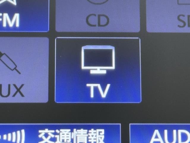 TVが見れるチューナーを装備しています。　新しい車でも付いていないことで、TVが見れない事も多々あるので要チェックです。