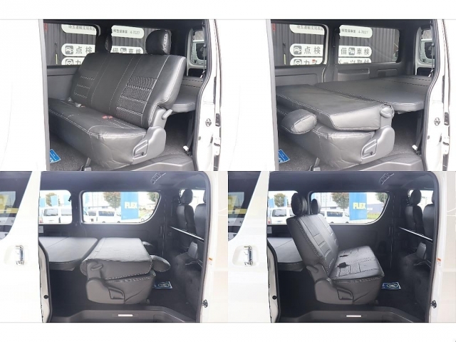 2列目には、ゆったり座れる3人掛けシート！