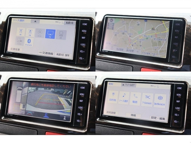 パノラミックビューモニターもナビで確認可能です☆