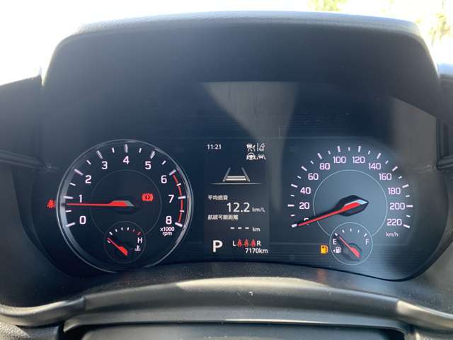 インパネシフトで操作性、視認性バッチリです！
