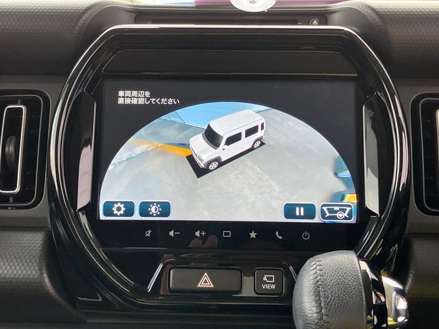 発進前の車両周囲360度をナビの画面で表示可能な3Dビューを装備！運転席から死角になる箇所も確認できるので安心！安全に貢献する装備！