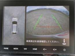 ＜マルチアラウンドモニター＞上から見下ろす視点で周囲を確認