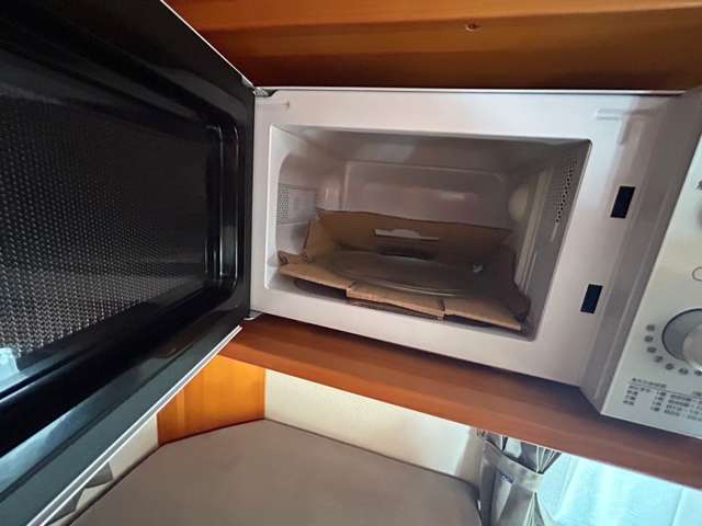 電子レンジ装備しています。