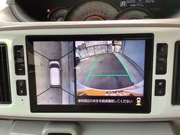 全方位カメラ付きで駐車もらくちん♪