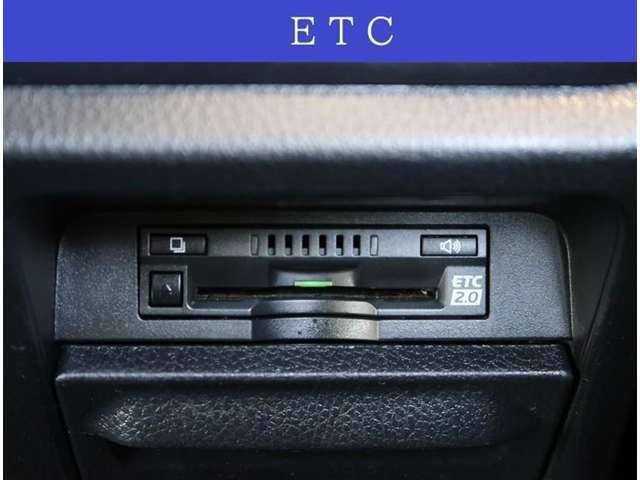 【ETC】純正ビルトインタイプのETC2.0です。専用設計になりますのでデザインもスッキリです。