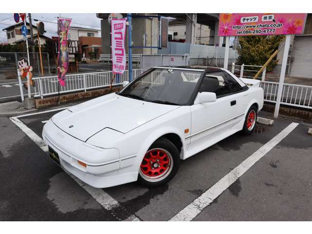 S61！MR2！スーパーチャージャー！厳選仕入れ！入荷致しました！正規オークションです！外装内装は年式以上に綺麗で色艶有ります！人気白！Tバールーフ！5MT！走ります！カッコイイ！AW11！1台限り！