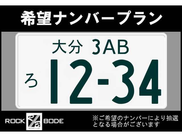 Aプラン画像：お好きな数字の希望ナンバーを取得するプランです。※一部取得出来ないナンバーもございます　※人気の数字は、抽選になる場合がございます