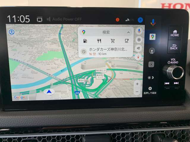グーグル搭載のホンダコネクトナビは、多彩な機能と操作のしやすさを両立させたナビゲーションです。