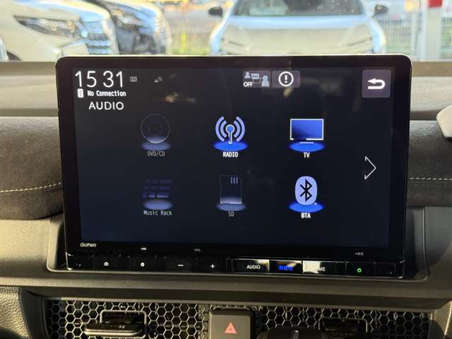 【11.4インチHonda　CONNECTナビ】フルセグTV、CD/DVD再生、Bluetoothオーディオ、CD録音