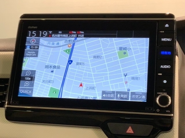 ギャザズナビ搭載です。知らない道も安心ですね！