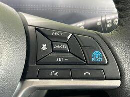 【プロパイロット】高速道路での長距離走行が楽に！！渋滞時と巡回走行のシーンで、アクセル・ブレーキ・ステアリングを自動で制御し、長距離運転の負担を軽減してくれます♪