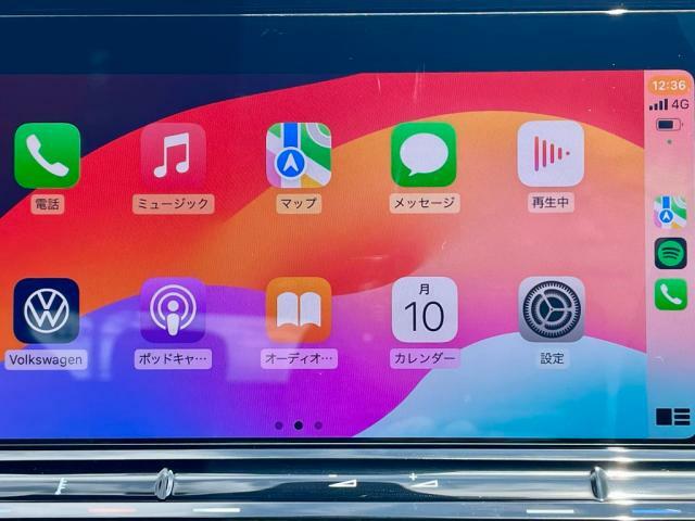 対応のスマートフォンであれば、Apple CarplayやAndroidAutoを使用できます