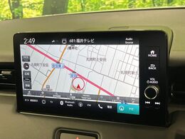【9インチ　ホンダコネクトディスプレイ】視認性の高い大画面ディスプレイでナビの使用や、お持ちのスマートフォンと連携したbluetoothでの音楽再生が可能です♪
