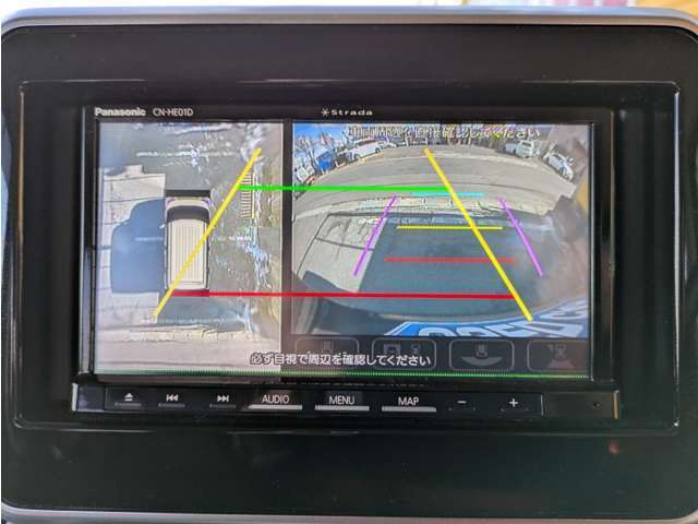 お車の駐車が苦手な方も安心のバックモニターです全周囲モニターも装備です