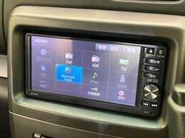 【ナビゲーション】目的地までしっかり案内してくれる使いやすいナビ。Bluetooth接続すればお持ちのスマホやMP3プレイヤーの音楽を再生可能！毎日の運転がさらに楽しくなります！！