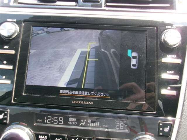 助手席側のサイドモニターです