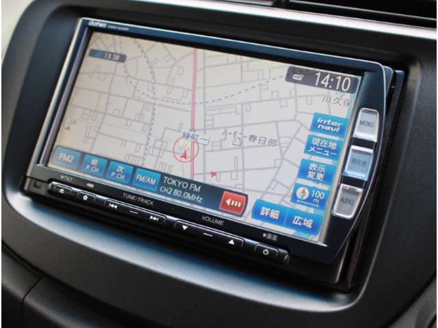 純正ナビ搭載車！！ナビ起動までの時間と地図検索する速度が魅力で、初めての道でも安心・快適なドライブをサポートします！！