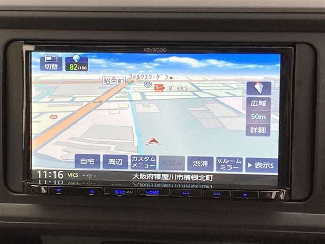 メモリーナビが付いています。初めて使用する方も安心して使えます♪フルセグ、ブルートゥース付きです。