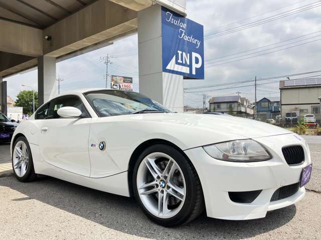 整備記録が残っている　希少E86型　Z4　Mクーペ　6MT　アルピンホワイトが入庫致しました！　★ご購入後のメンテナンスも元BMW正規ディーラーメカニック多数在籍の「つたえファクトリーに」お任せ下さい！