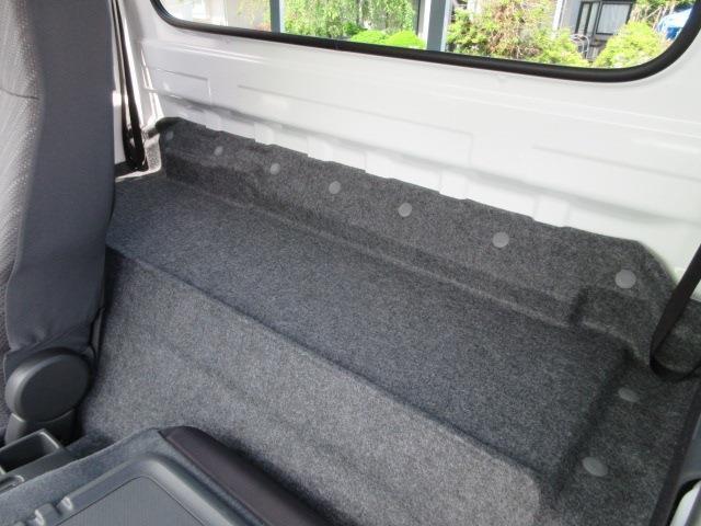 シート後に荷物が置けて、とても便利です。