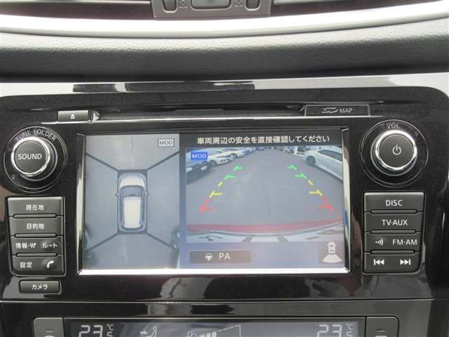 全方位カメラで駐車も安心！