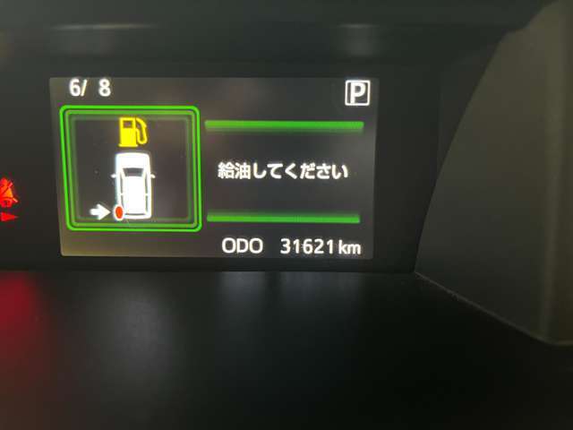 【メーター部】総走行距離31,621kmです。