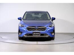 航空機をモチーフにしたフロントグリル、スバルらしさをさりげなくアピールしています