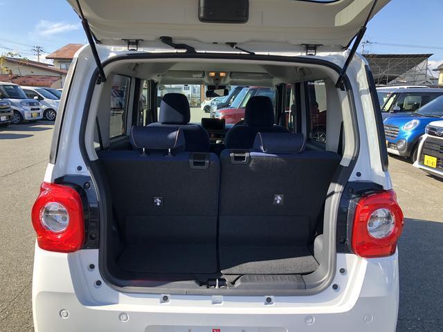 荷室空間も広く、シートアレンジもできるので使い分けできます。