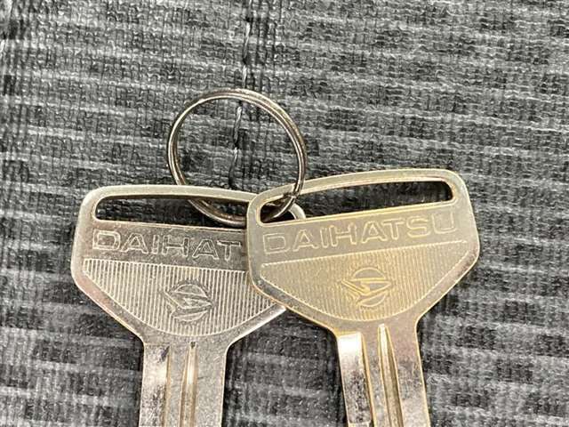 キーは2本となります。