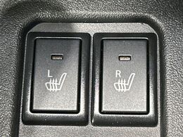 【シートヒーター】寒い日に重宝するシートヒーター！エアコンより早く温まってくれるので寒がりの人も安心ですね♪エアコンの温風は乾燥するから苦手、という方にもをおすすめです。