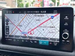 【9インチ　ホンダコネクトディスプレイ】視認性の高い大画面ディスプレイでナビの使用や、お持ちのスマートフォンと連携したbluetoothでの音楽再生が可能です♪
