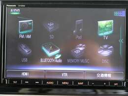 パナソニック　メモリーナビ（CN-RZ846）　フルセグTV　CDチューナー　DVD再生機能　Bluetooh接続付きです！！