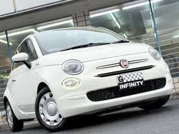 可愛らしい丸形フィルムにクラシカルな雰囲気で人気のフィアット 500♪LEDデイライト装着の後期モデル♪走行距離75,000km♪安心のドラレコも装備♪カロッツェリアナビはBluetoothやフルセグもご利用可能です♪