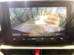 【バックカメラ】駐車時に後方がリアルタイム映像で確認できます。大型商業施設や立体駐車場での駐車時や、夜間のバック時に大活躍！運転スキルに関わらず、今や必須となった装備のひとつです！