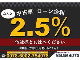 ◆新車2.2％・中古2.5％ローン低金利キャンペーン実施中★★LINE、メール、電話にて簡単に仮審査可能★最短回答5分の簡単審査可能です★※審査状況により条件変更の場合あり