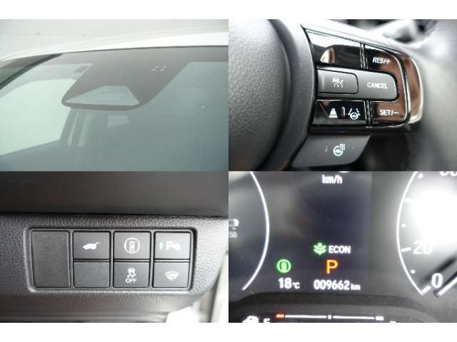 ☆ホンダセンシング付き☆事故に遭わない社会を目指して先進の安全支援システムHonda SENSINGを搭載☆ミリ波レーダーと単眼カメラなどを癒合した高精度な検知機能で安心・快適なドライブをサポート☆