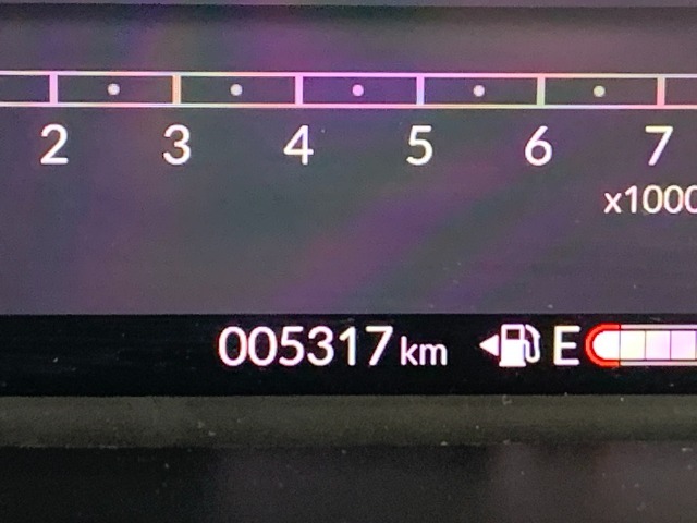 距離が5317キロしか走っていません！とても状態が良いです！