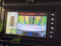 【パノラミックビューモニター】専用のカメラにより、上から見下ろしたような視点で360度クルマの周囲を確認することができます☆死角部分も確認しやすく、狭い場所での切り返しや駐車もスムーズに行えます。