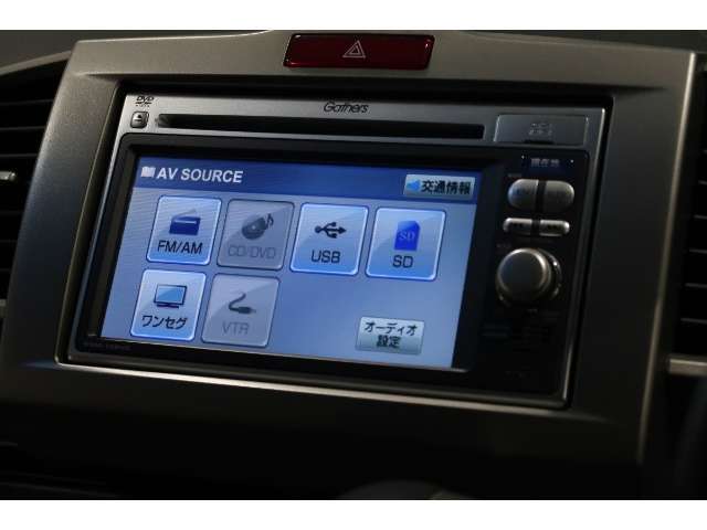 ナビゲーションももちろん装備☆多彩な機能で快適ドライブをアシスト☆オーディオ機能も充実していますね☆