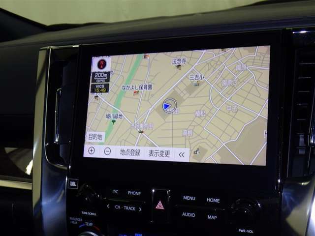 ナビ装着車で知らない道もラクラク！