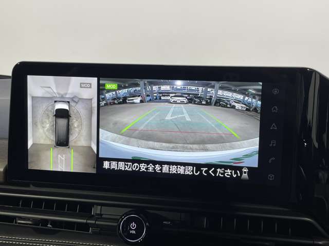 【全周囲/全方位/アラウンドビューモニター機能】全周囲カメラも付いているので安心です！！！ 女性でも楽々駐車可能ですね！！！