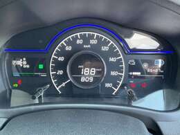 燃費情報などを知らせるインジケーター付き