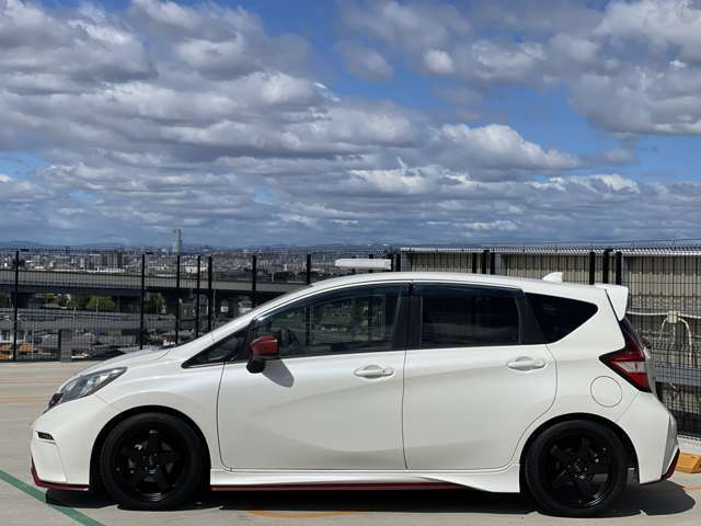 社外17アルミ　TEIN車高調　いい感じに落ちています