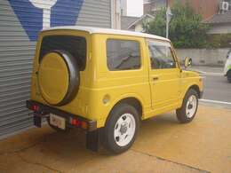 全塗装済、レモンイエロー＆スズキ26U白