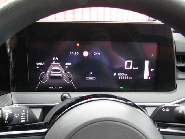 安全装備やお車の設定は車のメーター画面で操作していただきます！