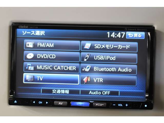 7インチナビ！CD　DVD再生　1セグTV　ブルートゥース対応です！