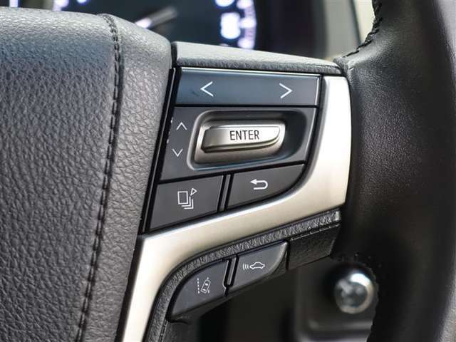 ハンドルを握ったままメータ内の車両情報や車両状態をチェックする事が出来ます！