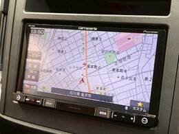 【カロッツェリアナビ】装備でフルセグTV視聴やCD、DVD、Bluetooth等充実装備。