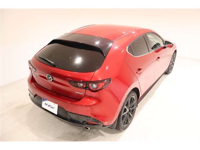 後部座席とリヤはプライバシーガラスになっています。座っている人や置いてある荷物が見えにくくなっているのでプライバシーの確保が出来ます。